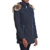 image:imageNautica Womens Heavyweight Puffer Jacketbib Insertfaux Furlined Hood Wind Waterresistant Winter CoatMarine
