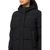 image:imageNautica Womens Long Stretch Puffer Jacket  Heavyweight Winter Coat Hood amp Side OpeningBlack