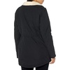 image:imageNautica Womens Microfiber Parka Anorak Jacket With Faux Fur Hooded TrimBlack