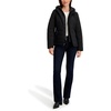 image:imageNautica Womens Nautica Womens Stretch Hybrid Puffer Jacket  Short Winter Coat With BibCaviar Black