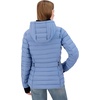 image:imageNautica Womens Short Stretch Puffer JacketDetachable Faux Fur Hood amp Storm CuffsBlue