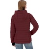 image:imageNautica Womens Short Stretch Puffer JacketDetachable Faux Fur Hood amp Storm CuffsSpice