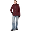 image:imageNautica Womens Short Stretch Puffer JacketDetachable Faux Fur Hood amp Storm CuffsSpice