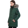 image:imageNautica Womens Soft Mist Heavyweight Puffer Coat Winter Jacket With Detachable Faux Fur HoodVerde