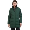 image:imageNautica Womens Soft Mist Heavyweight Puffer Coat Winter Jacket With Detachable Faux Fur HoodVerde