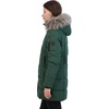 image:imageNautica Womens Soft Mist Heavyweight Puffer Coat Winter Jacket With Detachable Faux Fur HoodVerde