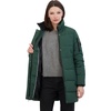 image:imageNautica Womens Soft Mist Heavyweight Puffer Coat Winter Jacket With Detachable Faux Fur HoodVerde