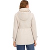 image:imageNautica Womens Softshell Jacket  Lightweight Waterresistant Transitional Coat With Quilted BibLimestone