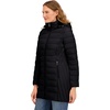 image:imageNautica Womens Stretch Puffer Jacket Faux Fur Lined Hood Wind amp Waterresistant Winter CoatBlack