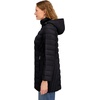 image:imageNautica Womens Stretch Puffer Jacket Faux Fur Lined Hood Wind amp Waterresistant Winter CoatBlack