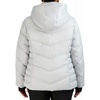 image:imageNautica Womens Stretch Puffer Jacket detachable Faux Fur Hood Midweight Waterresistant CoatGray