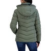 image:imageNautica Womens Stretch Puffer Jacket detachable Faux Fur Hood Midweight Waterresistant CoatGreen Sage