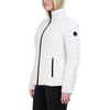 image:imageNautica Womens Stretch Puffer Jacket detachable Faux Fur Hood Midweight Waterresistant CoatWhite