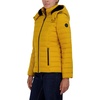 image:imageNautica Womens Stretch Puffer Jacket detachable Faux Fur Hood Midweight Waterresistant CoatYellow