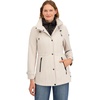 image:imageNautica Womens Softshell Jacket  Lightweight Waterresistant Transitional Coat With Quilted BibLimestone