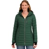 image:imageNautica Womens Stretch Puffer Jacket  Midweight Winter Coat with Detachable Hood Storm CuffsVerde