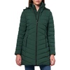 image:imageNautica Womens Stretch Puffer Jacket winter Coat With Interior Bib Hood amp Reinforced Nylon LiningVerde