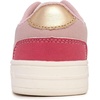 image:imageNautica Girls Sneakers Stylish LowTop Tennis Shoes with Cushioned Insole for Everyday Wear Toddler Little Kids and Big Kids LaceUpBungeeBone Coral Sky