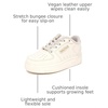 image:imageNautica Girls Sneakers Stylish LowTop Tennis Shoes with Cushioned Insole for Everyday Wear Toddler Little Kids and Big Kids LaceUpBungeeBone Pale Gold