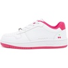image:imageNautica Girls Sneakers Stylish LowTop Tennis Shoes with Cushioned Insole for Everyday Wear Toddler Little Kids and Big Kids LaceUpBungeeWhite Pinkcherry