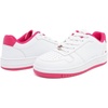 image:imageNautica Girls Sneakers Stylish LowTop Tennis Shoes with Cushioned Insole for Everyday Wear Toddler Little Kids and Big Kids LaceUpBungeeWhite Pinkcherry