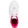 image:imageNautica Girls Sneakers Stylish LowTop Tennis Shoes with Cushioned Insole for Everyday Wear Toddler Little Kids and Big Kids LaceUpBungeeWhite Pinkcherry