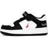 image:imageNautica Kids Adjustable Strap Shoes  Comfortable Casual Sneakers for Boys and Girls Toddlers amp Little KidsBlack  White  Red