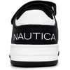 image:imageNautica Kids Adjustable Strap Shoes  Comfortable Casual Sneakers for Boys and Girls Toddlers amp Little KidsBlack  White  Red