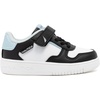 image:imageNautica Kids Adjustable Strap Shoes  Comfortable Casual Sneakers for Boys and Girls Toddlers amp Little KidsWhite Black Blue