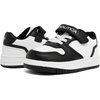 image:imageNautica Kids Adjustable Strap Shoes  Comfortable Casual Sneakers for Boys and Girls Toddlers amp Little KidsWhite Black Seli