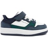 image:imageNautica Kids Adjustable Strap Shoes  Comfortable Casual Sneakers for Boys and Girls Toddlers amp Little KidsWhite Green Navyseaspray