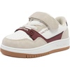 image:imageNautica Kids Adjustable Strap Shoes  Comfortable Casual Sneakers for Boys and Girls Toddlers amp Little KidsBurgundy Whiteseaspray