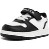 image:imageNautica Kids Adjustable Strap Shoes  Comfortable Casual Sneakers for Boys and Girls Toddlers amp Little KidsWhite Black Seli