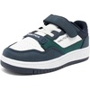 image:imageNautica Kids Adjustable Strap Shoes  Comfortable Casual Sneakers for Boys and Girls Toddlers amp Little KidsWhite Green Navyseaspray
