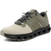 image:imageNautica Mens Running Sneakers Sport Fashion LaceUp Athletic Soft Shoes for Gym Tennis Men  Cushioned Breathable Lightweight amp ComfortableOlive Grey Mix