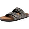 image:imageNautica Mens Sandals  Casual Slides with 2 Adjustable Buckle Straps and Cork Footbed for Ultimate Comfort and Style RegularWide Width Big SizeTree Camo