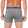 image:imageNautica Mens 4 Pack Heather Stretch Boxer BriefsBlackCharcoalHeather GreyAtlantis Heather