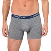 image:imageNautica Mens 4 Pack Heather Stretch Boxer BriefsBlackCharcoalHeather GreyAtlantis Heather