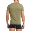 image:imageNautica Mens 3Pack Cotton VNeck TShirtBlackArmy Forest GreenSnow Heather