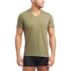 image:imageNautica Mens 3Pack Cotton VNeck TShirtBlackArmy Forest GreenSnow Heather