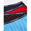 image:imageNautica Mens 4 Pack Classic Cotton Loose Knit BoxersPeacoatAero BlueNautica RedSails Black 4 Pack