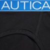 image:imageNautica Mens 4 Pack Classic Cotton Stretch BriefsBlack  BlackSpinner BlueAero BlueWhite Assorted Wb
