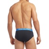 image:imageNautica Mens 4 Pack Classic Cotton Stretch BriefsBlack  BlackSpinner BlueAero BlueWhite Assorted Wb