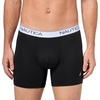 image:imageNautica Mens 4 Pack Stretch Micro Boxer BriefsBlackWhiteLeadNautica Red