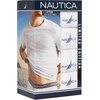 image:imageNautica Mens 4Pack Cotton Limited Edition Crew Neck TShirtsWhite  Nautica 05 Logo