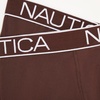 image:imageNautica Mens 4pack Brushed Micro Boxer BriefsBlackAlloySeal BrownMushroom