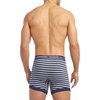 image:imageNautica Mens Classic Cotton 3Pack Boxer BriefsPeacoatAero BlueStripe Heather Grey Peacoat