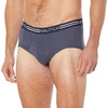 image:imageNautica Mens Classic Cotton 3pack Fly Front BriefsPeacoat HeatherCharcoal HeatherHeather Grey
