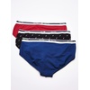 image:imageNautica Mens Classic Cotton Stretch 3Pack BriefsNautica RedEstate BlueSail Black