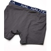 image:imageNautica Mens Cotton Stretch 4 Pack Boxer BriefsBlackCharcoalAlloyCapri Blue